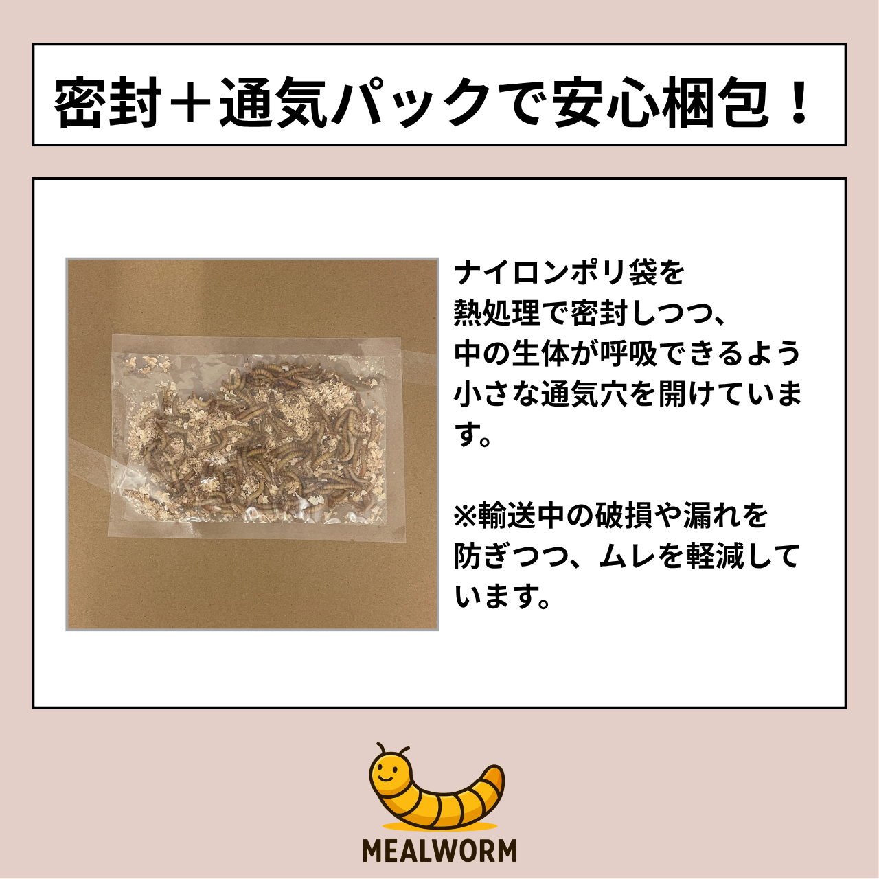 ミルワーム 生き餌
